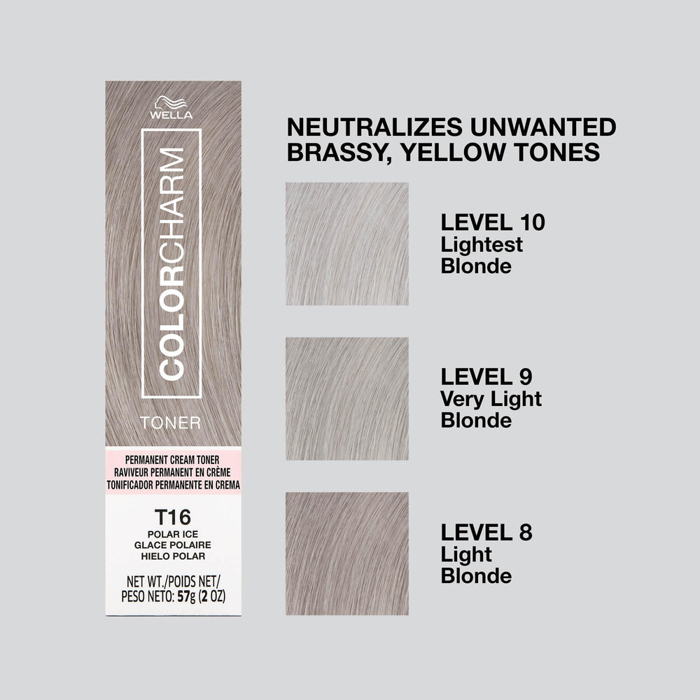 ColorCharm eight-shade display showcases icy and pastel blonde options