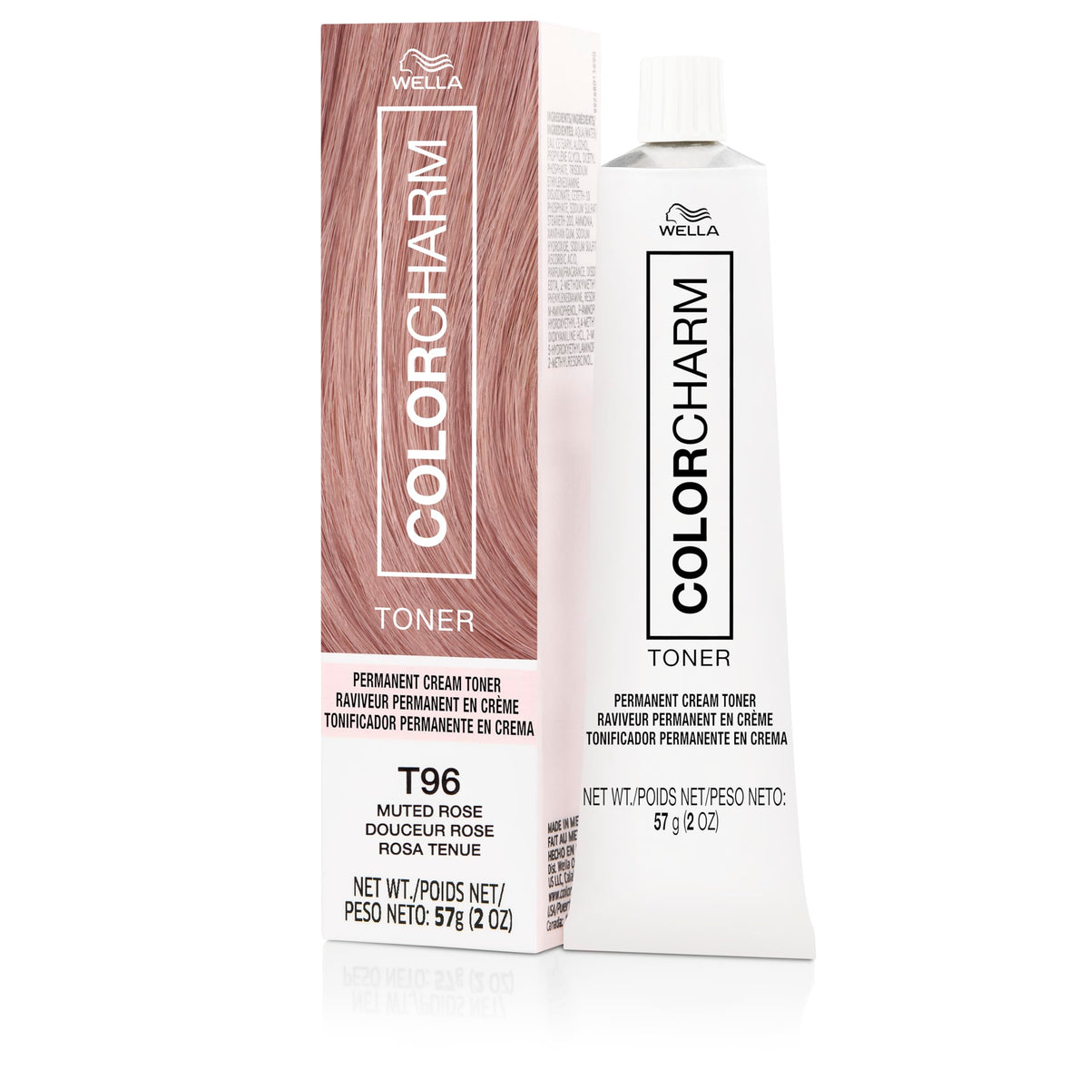 COLORCHARM Permanent Crème Toner bottle for brass neutralization with minimal hair breakage