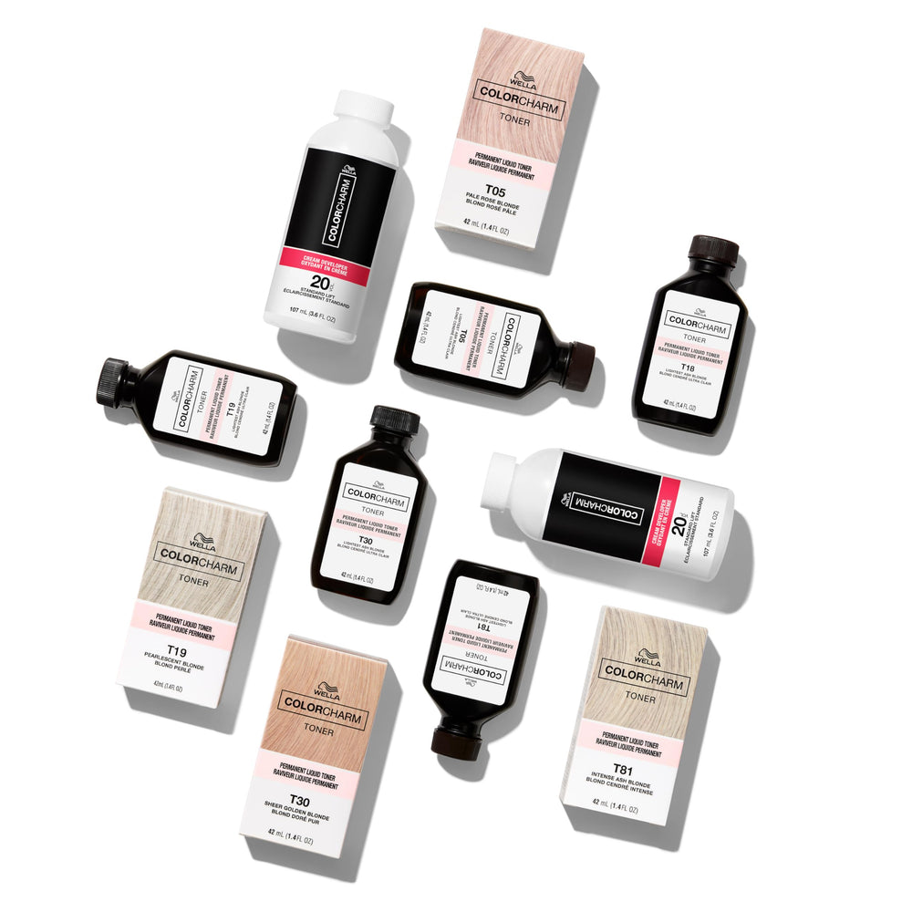 COLORCHARM Powder Lightener processes up to 50 minutes for controlled results