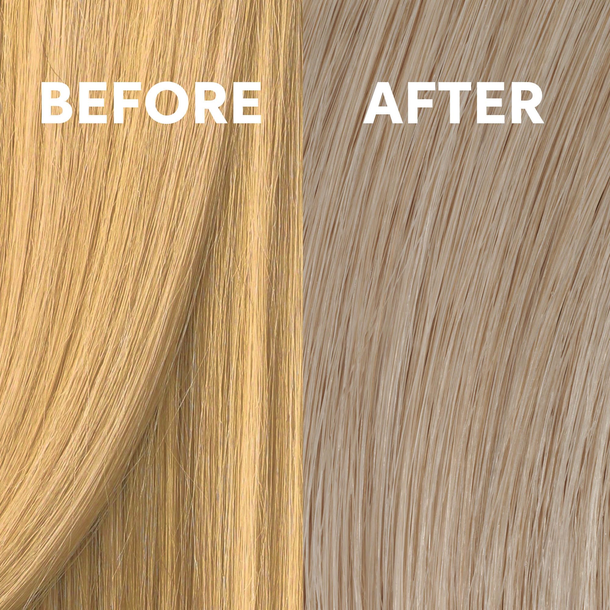 COLORCHARM root-to-end tone results for even blonde