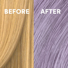 COLORCHARM Ice Blonde shades display demonstrates precise neutralization.