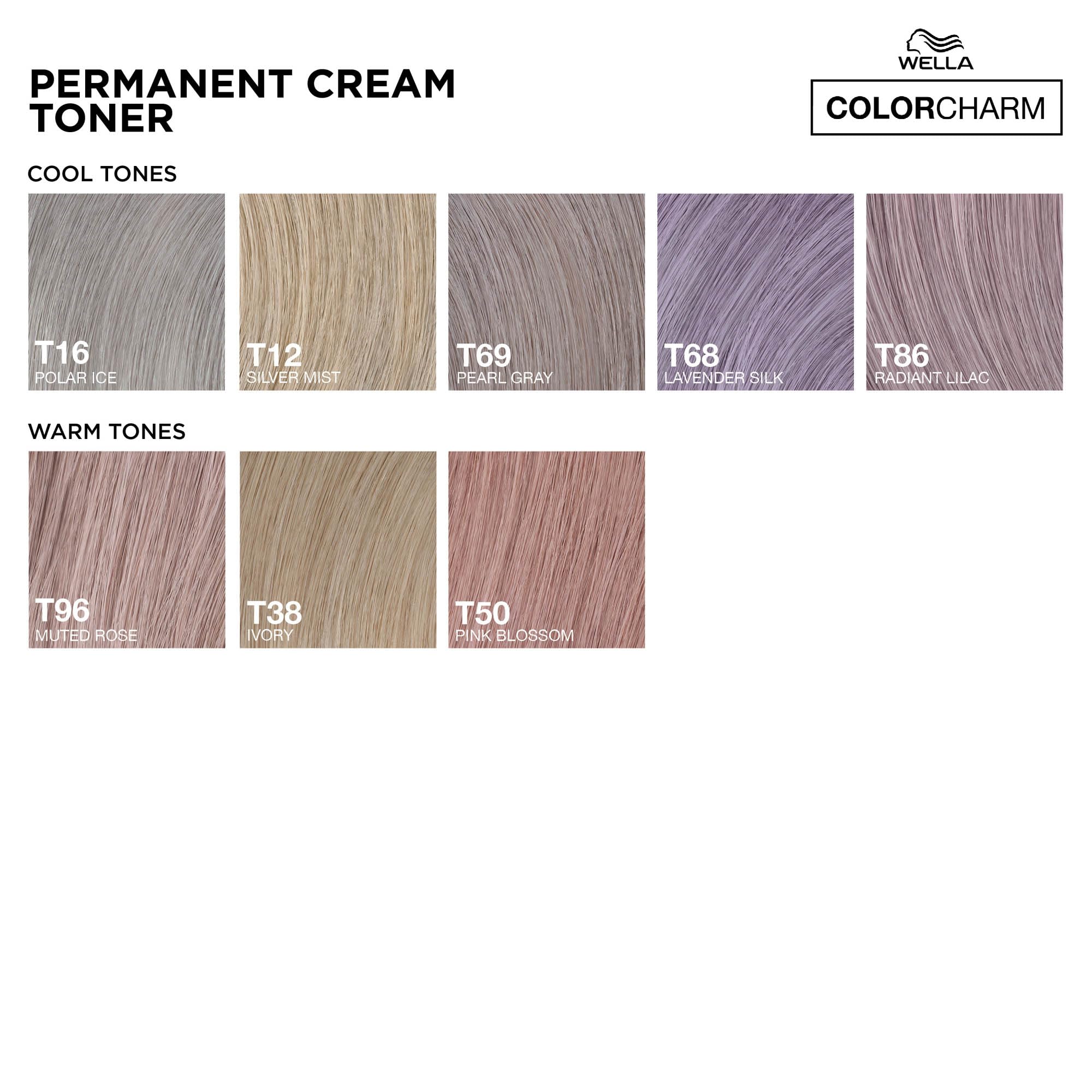 COLORCHARM final result on long hair with balanced tone