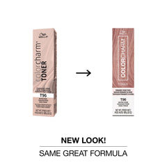COLORCHARM icy blonde swatch demonstrating cool neutralization