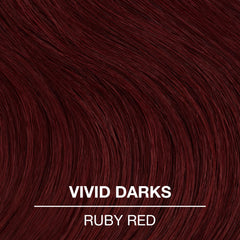 COLORCHARM VIVID DARKS swatches reveal the rich ruby red shade.