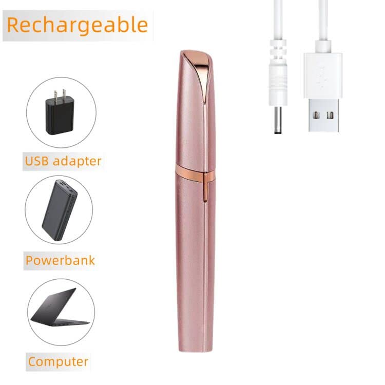 Colordiary rechargeable epilator with USB cable for on-the-go grooming