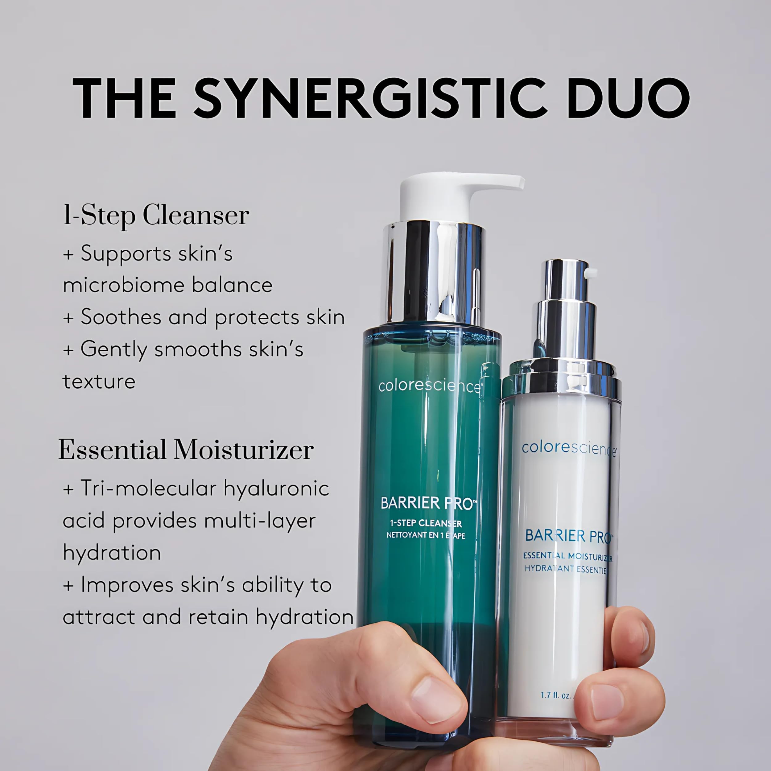 Colorescience Barrier Pro 1-Step Cleanser supporting microbiome balance on skin