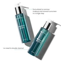 Colorescience Barrier Pro 1-Step Cleanser removing mineral sunscreen gently