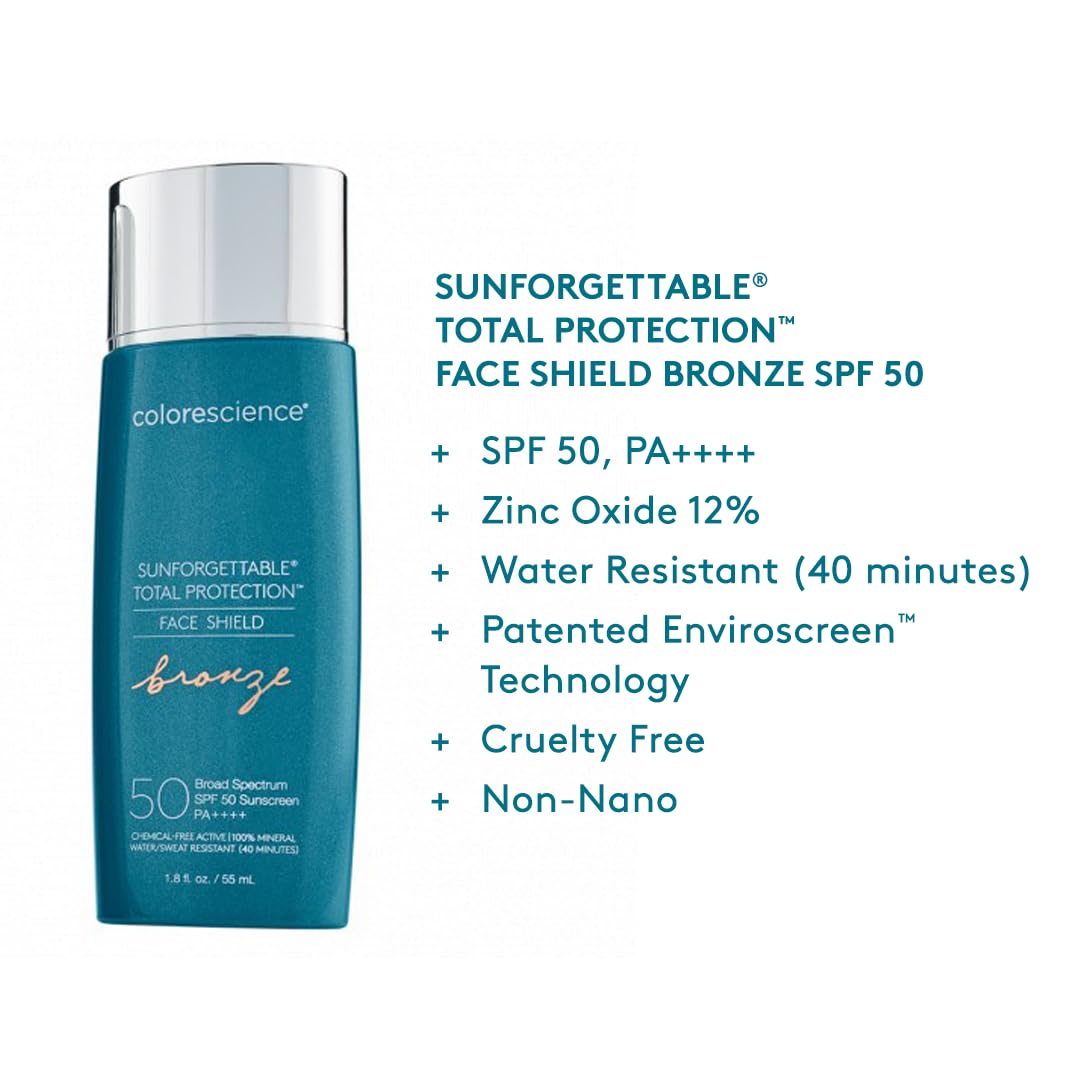 Colorescience SPF 50 formula remains water-resistant for up to 40 minutes