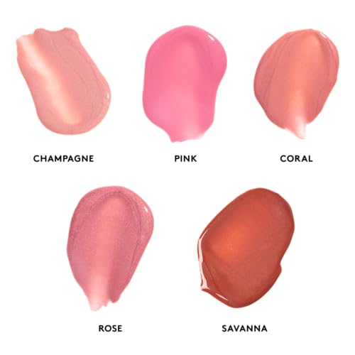 Colorescience Peptide Lip Shine Rose front label showing product name and shade Rose