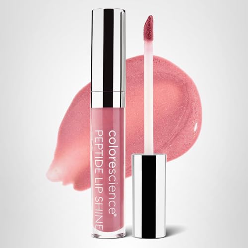 Colorescience Peptide Lip Shine Rose shade collection swatches