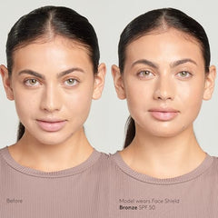 Colorescience Sunforgettable Bronze swatch blends naturally with diverse skin tones