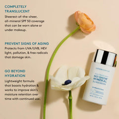 Colorescience hydrating formula leaves skin velvety soft and comfortable.