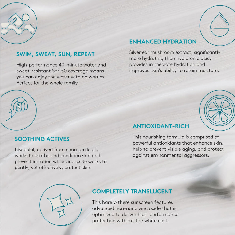 Colorescience silver ear mushroom extract supports hydration and a healthy glow.