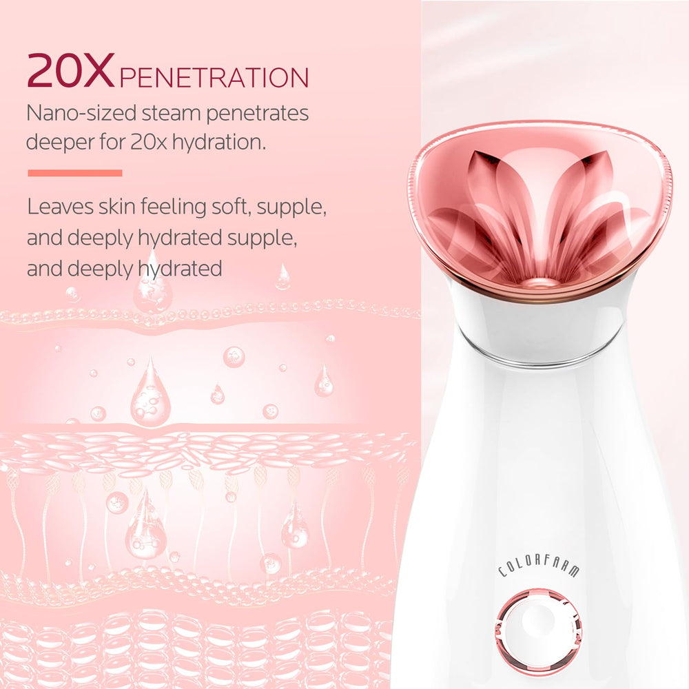 Colorfarm facial razor for precise grooming around brows and edges.