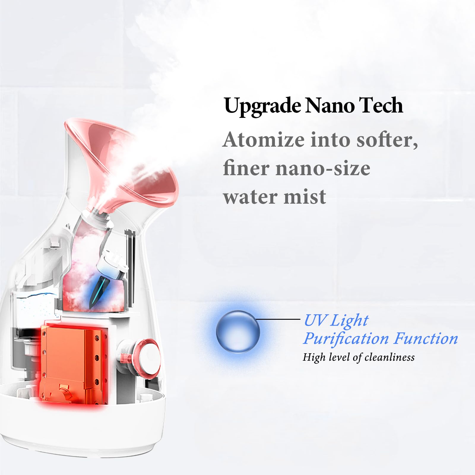 Colorfarm steamer shows UL certification for safe home use