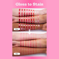 Delineado suave de labios con COLORGRAM Fruity Glass Tint 07 Shy Guava