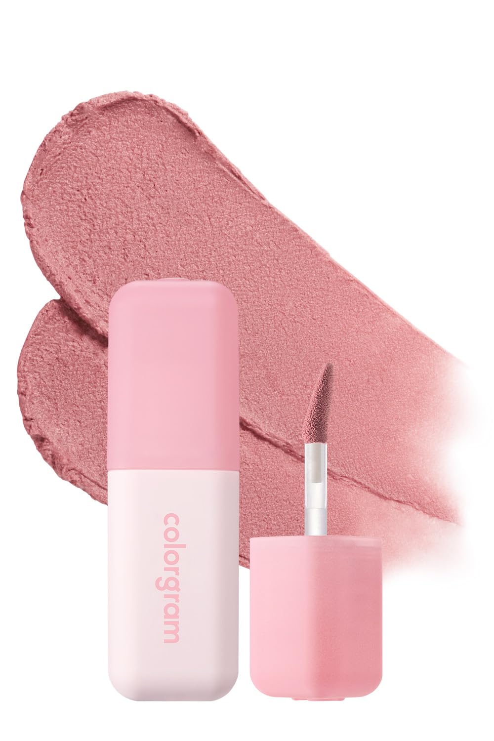 COLORGRAM Nude Blur Tint en botella, tono suave para un look natural en labios y mejillas.