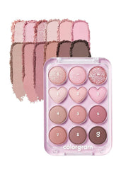 COLORGRAM Pin Point Paleta 02 rosa malva, tonos suaves para looks diarios.