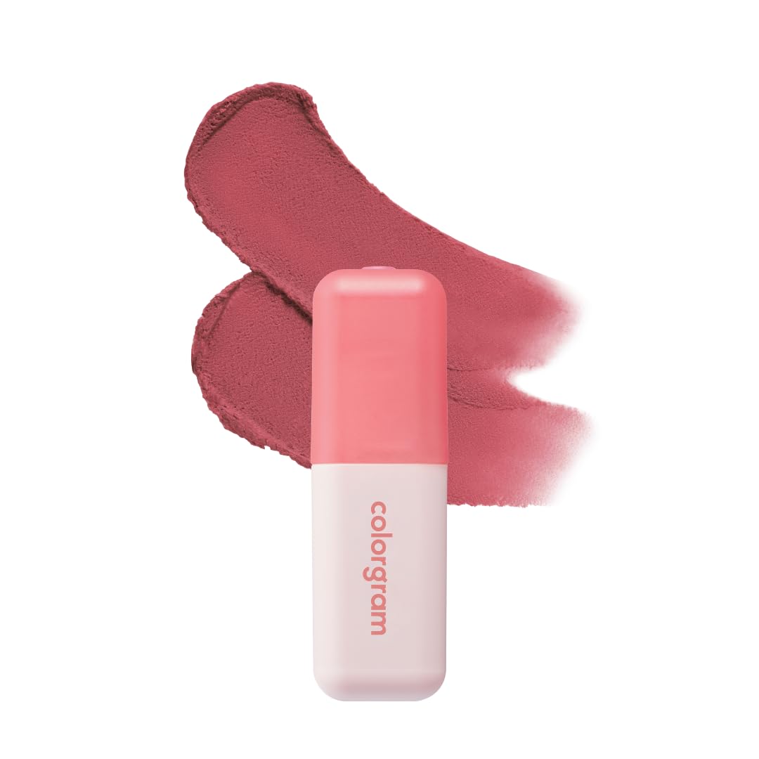 Colorgram Nude Blur Tint 06 Lucky Berry, enfoque labial, acabado suave para labios naturales y definidos.