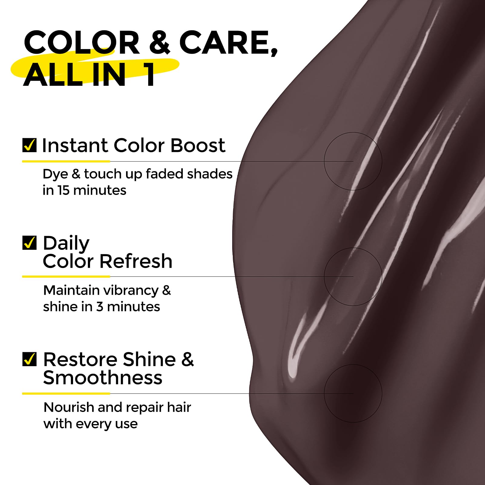 COLORLOMO almond oil drop highlights lightweight nourishment for hair