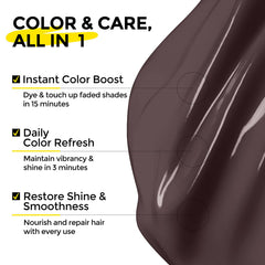 COLORLOMO almond oil drop highlights lightweight nourishment for hair