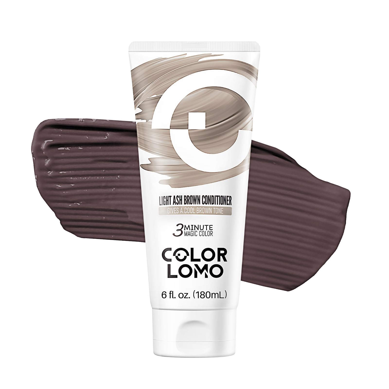 COLORLOMO balance bottle pour demonstrates even color distribution for subtle tone