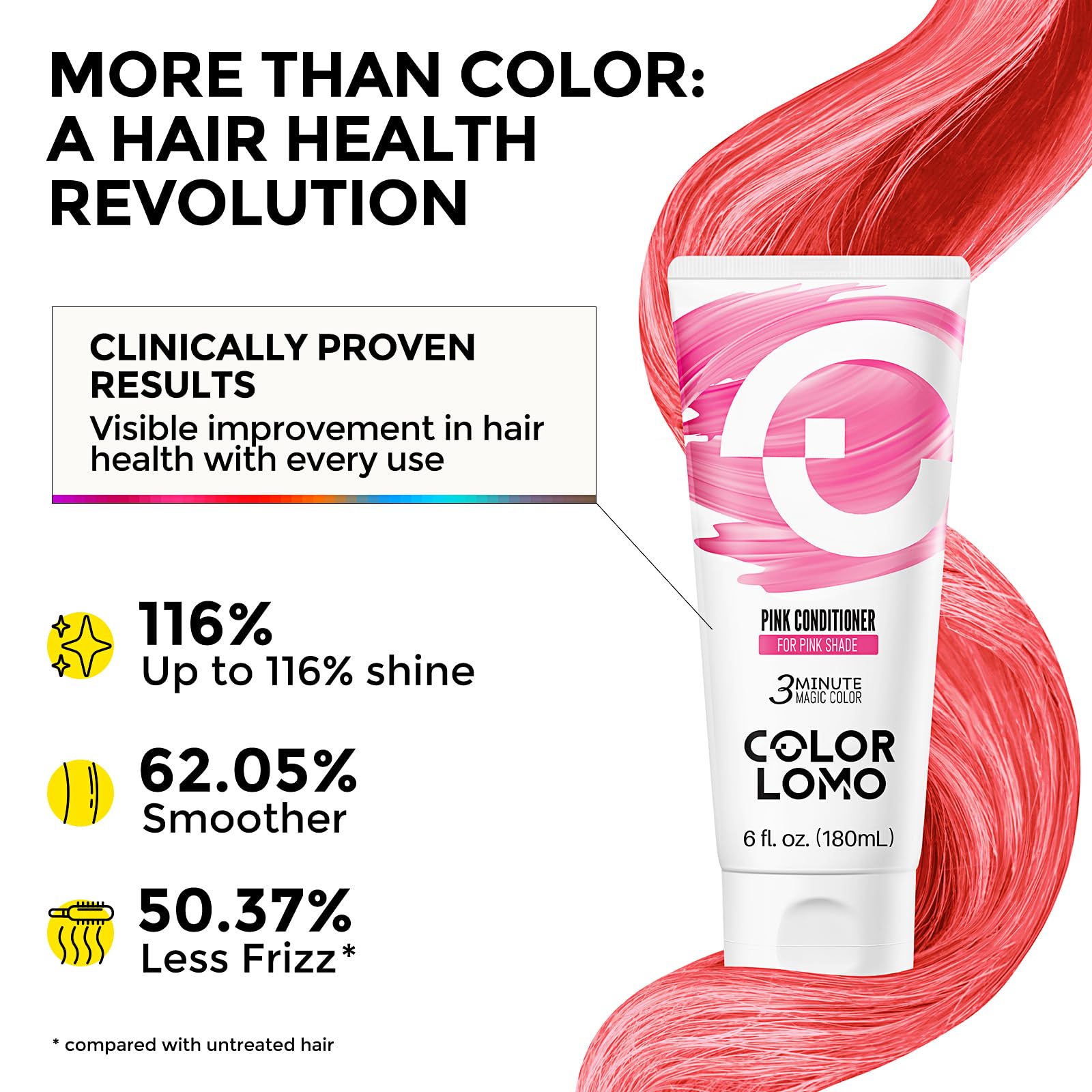 COLORLOMO before-after-pink demonstrates color depth and vibrancy.