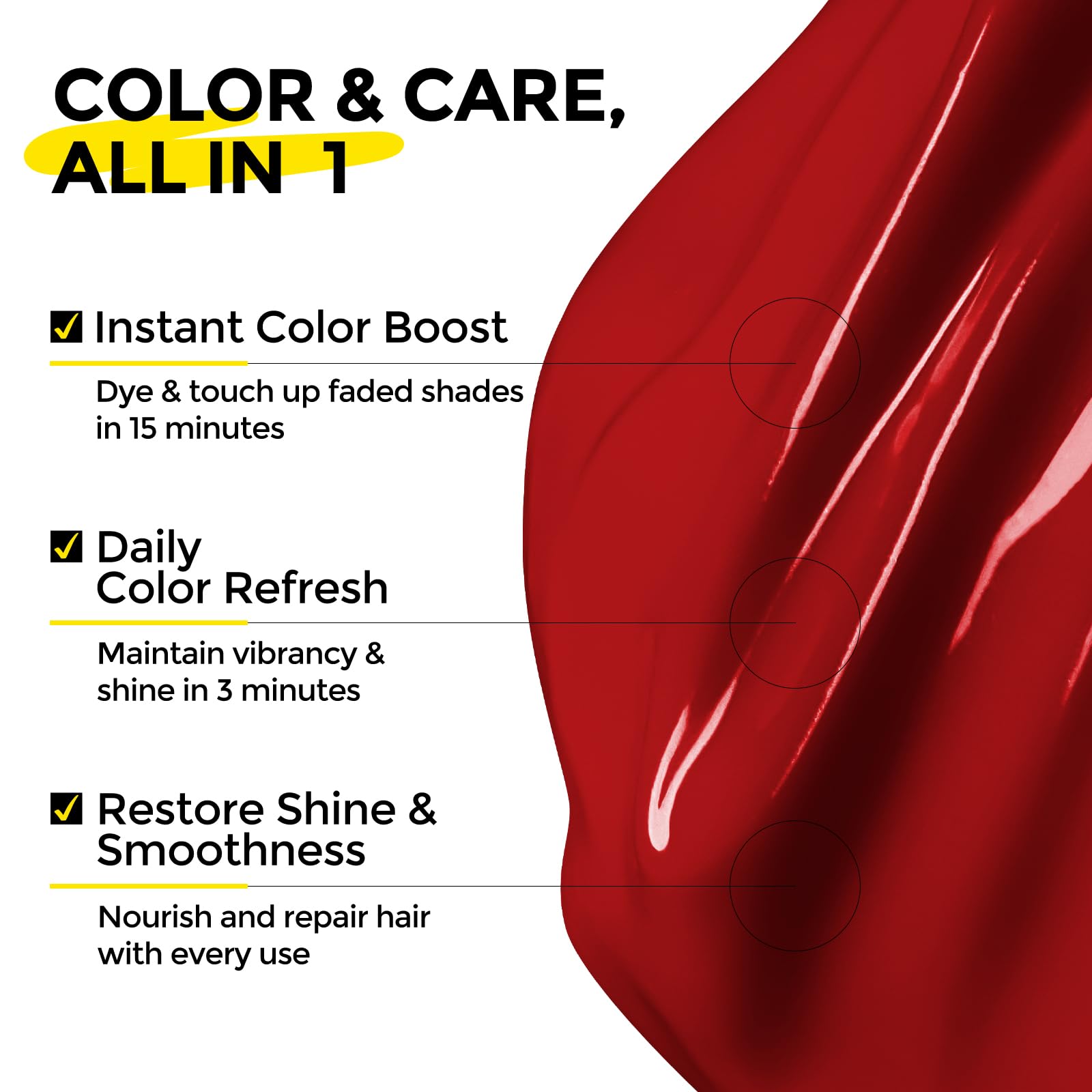 COLORLOMO color depositing conditioner jar closeup highlights nourishing formula for vibrant, long-lasting color.