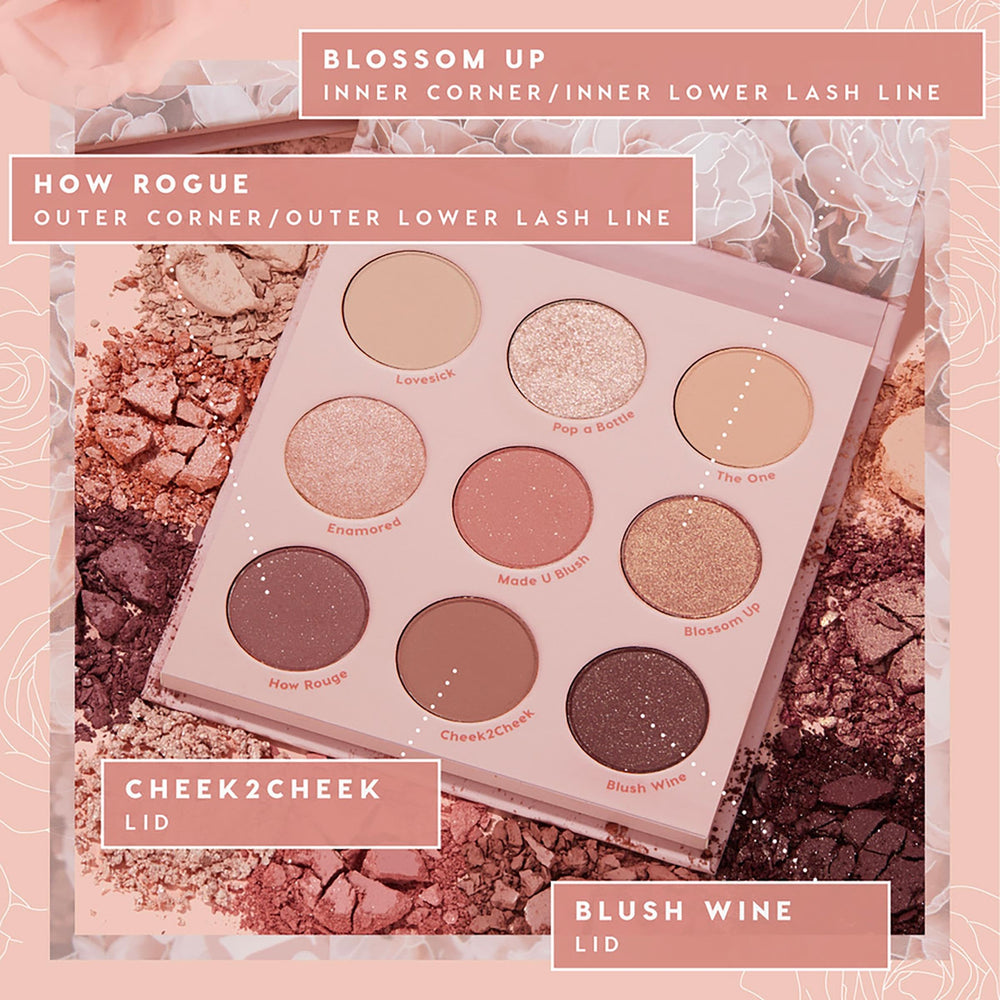 Aplicación suave de ColourPop Blush Crush con pinceles para difuminado fácil