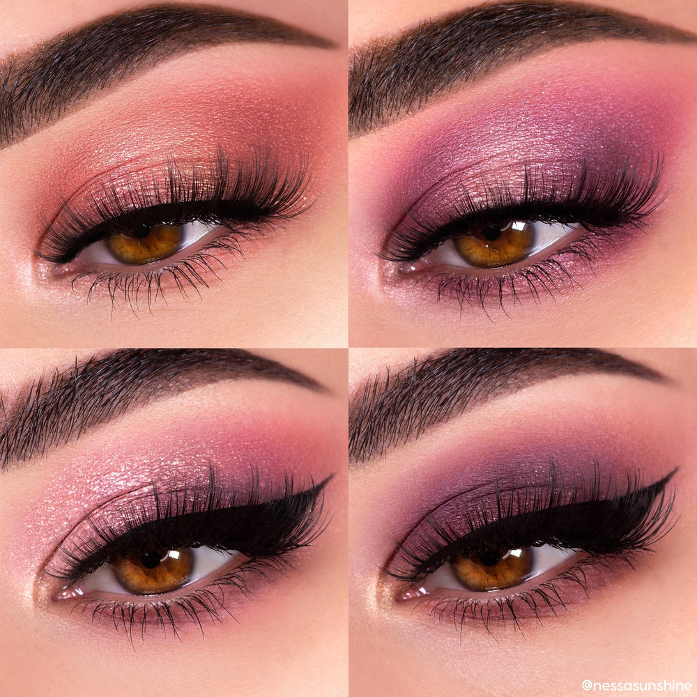 Look de día a noche con ColourPop Blush Crush mostrando versatilidad