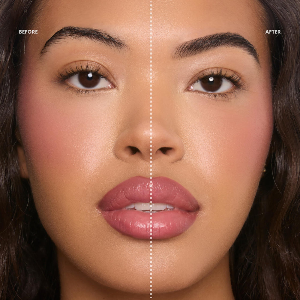 ColourPop Brow Boss clear gel demonstrating 24-hour waterproof hold.