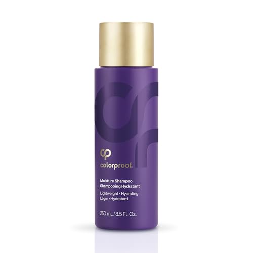 ColorProof Moisture Shampoo label closeup highlighting nourishing formula