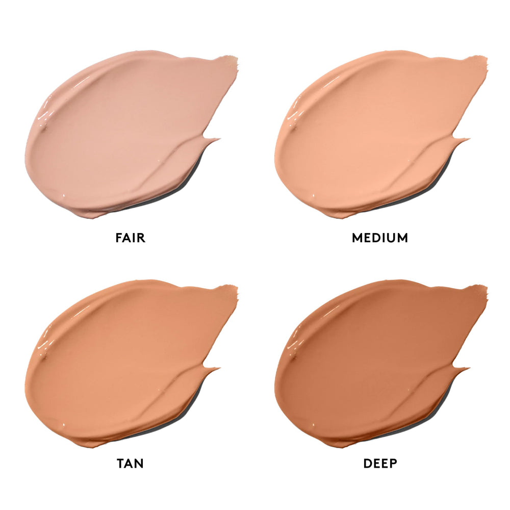 Colorescience Total Eye 3-in-1 Renewal Therapy texture swatch reveals blendable mineral coverage
