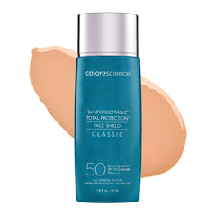 Colorscience Total Protection Face Shield SPF 50 bottle shown for daily mineral protection
