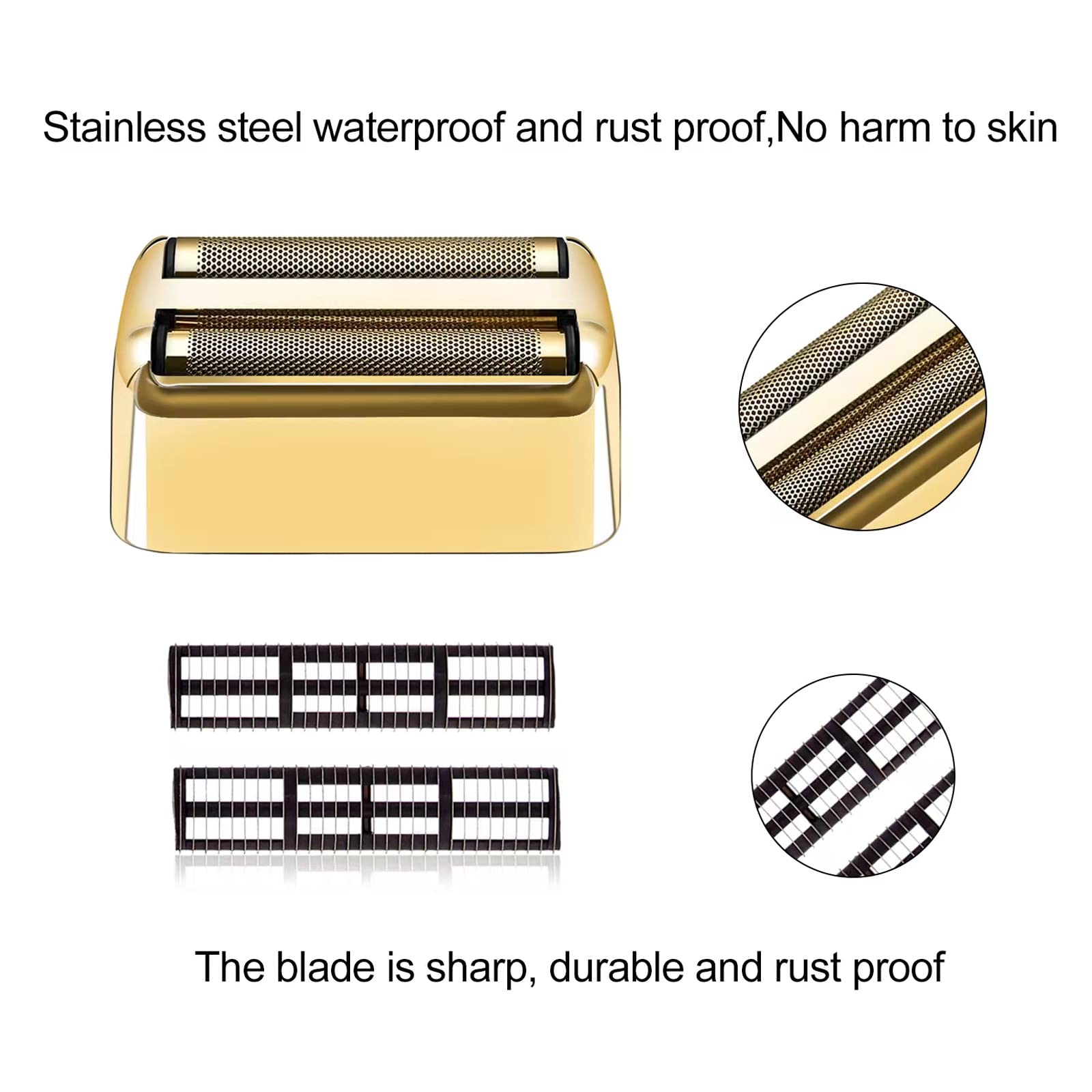 Colorski BaBylissPRO FXFS2G foil head close-up for comfortable skin protection.