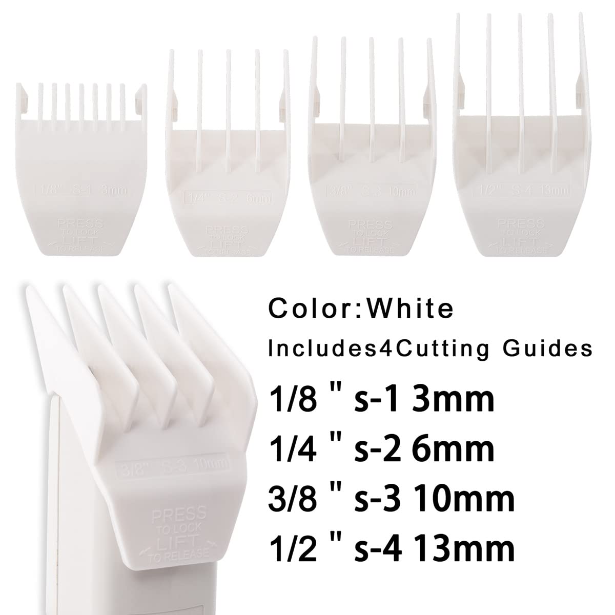 Colorski 1/4 inch guard for even length on pet coats.