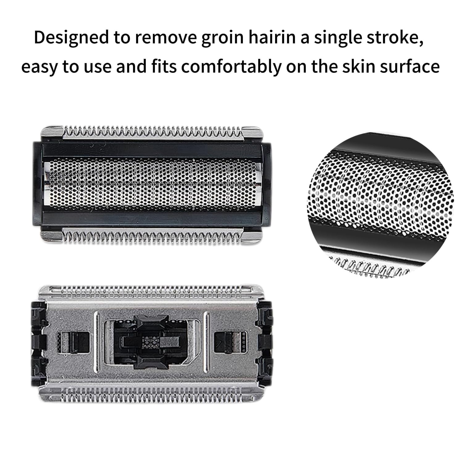 Colorski two-pack replacement blades for foil head enable quick, hygienic swaps.
