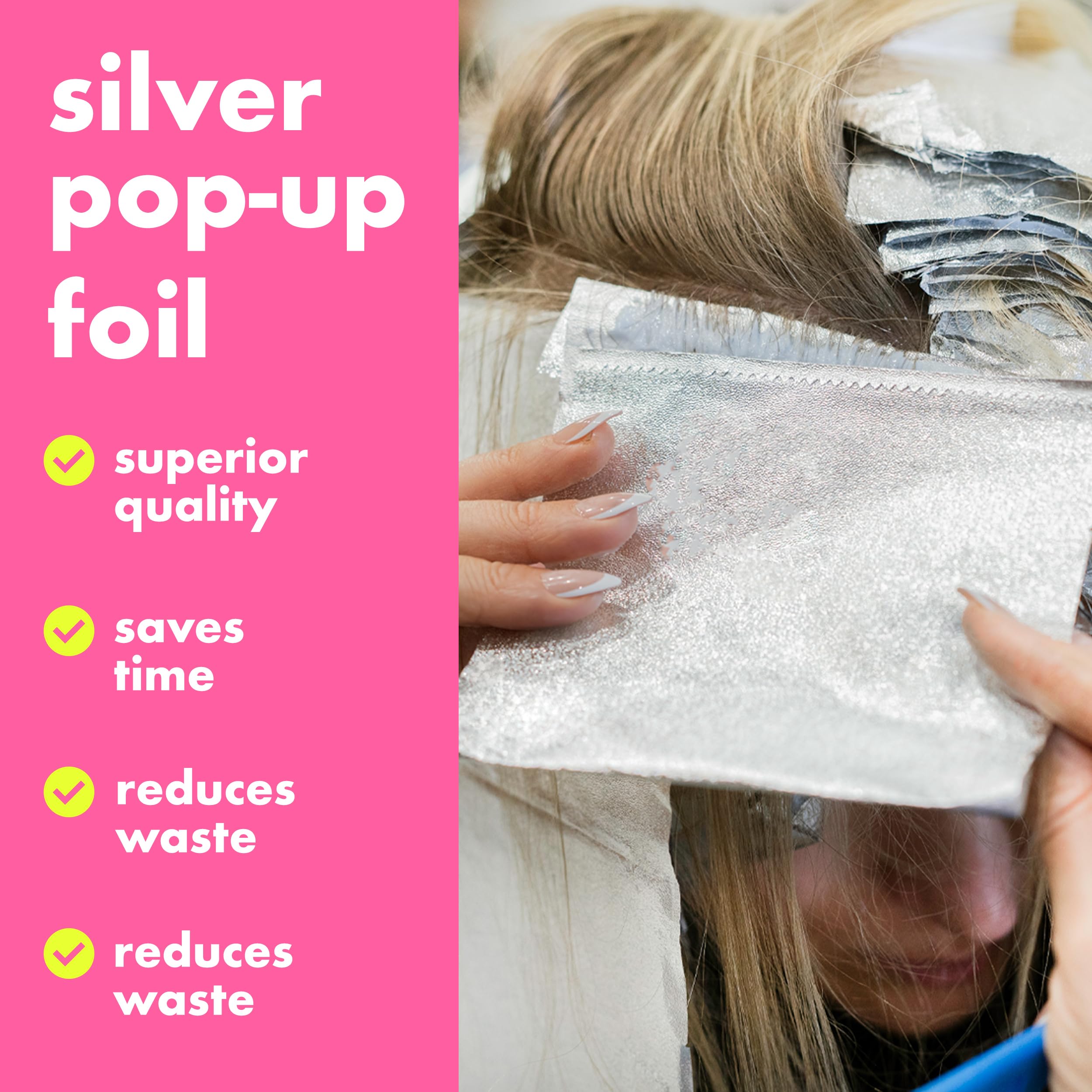 Colortrak foil sheets 5x11 pre-cut in bulk box for quick access.