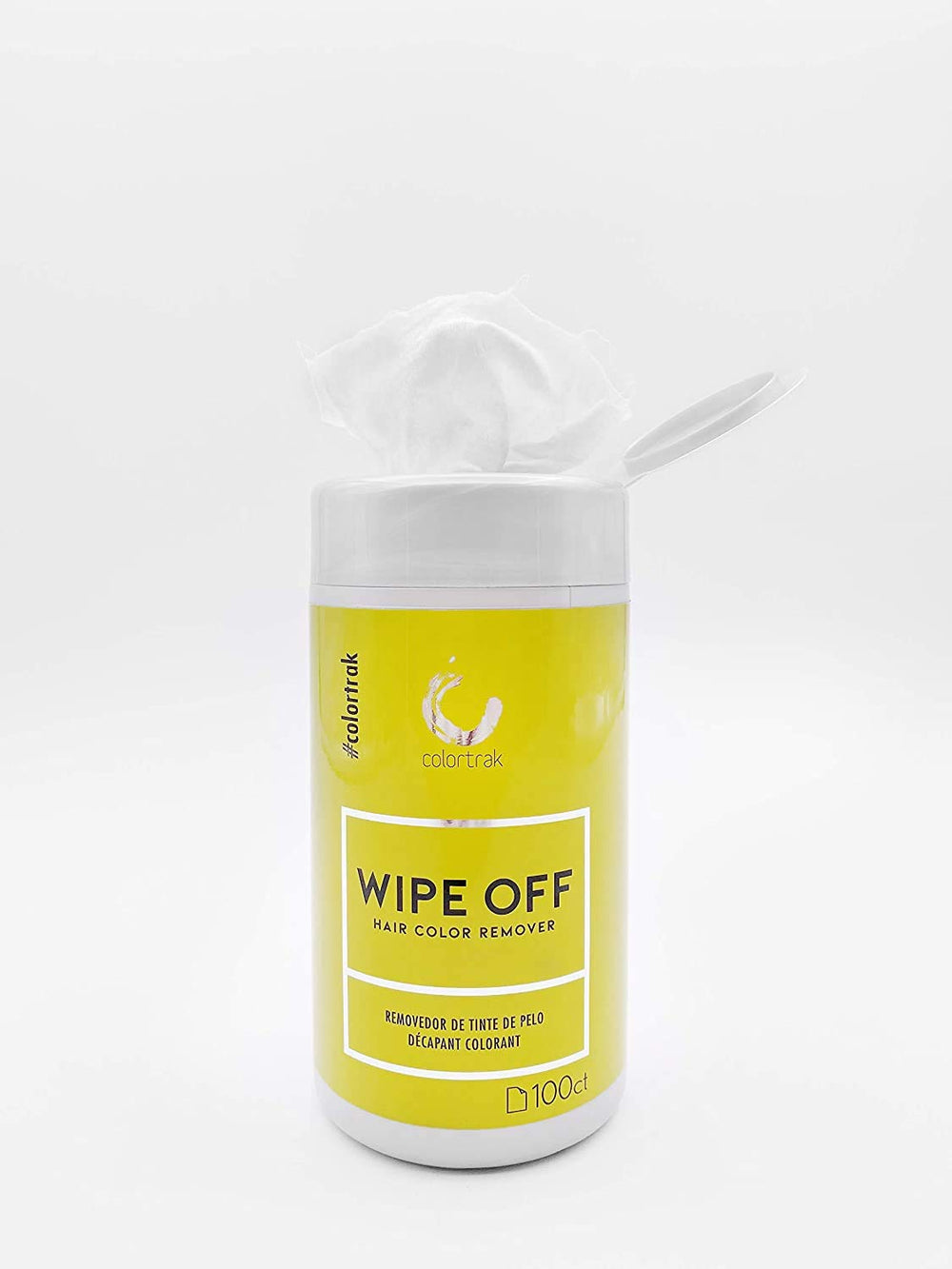 Colortrak Gentle Hair Color Remover Wipes moist towelettes for quick stain removal on skin