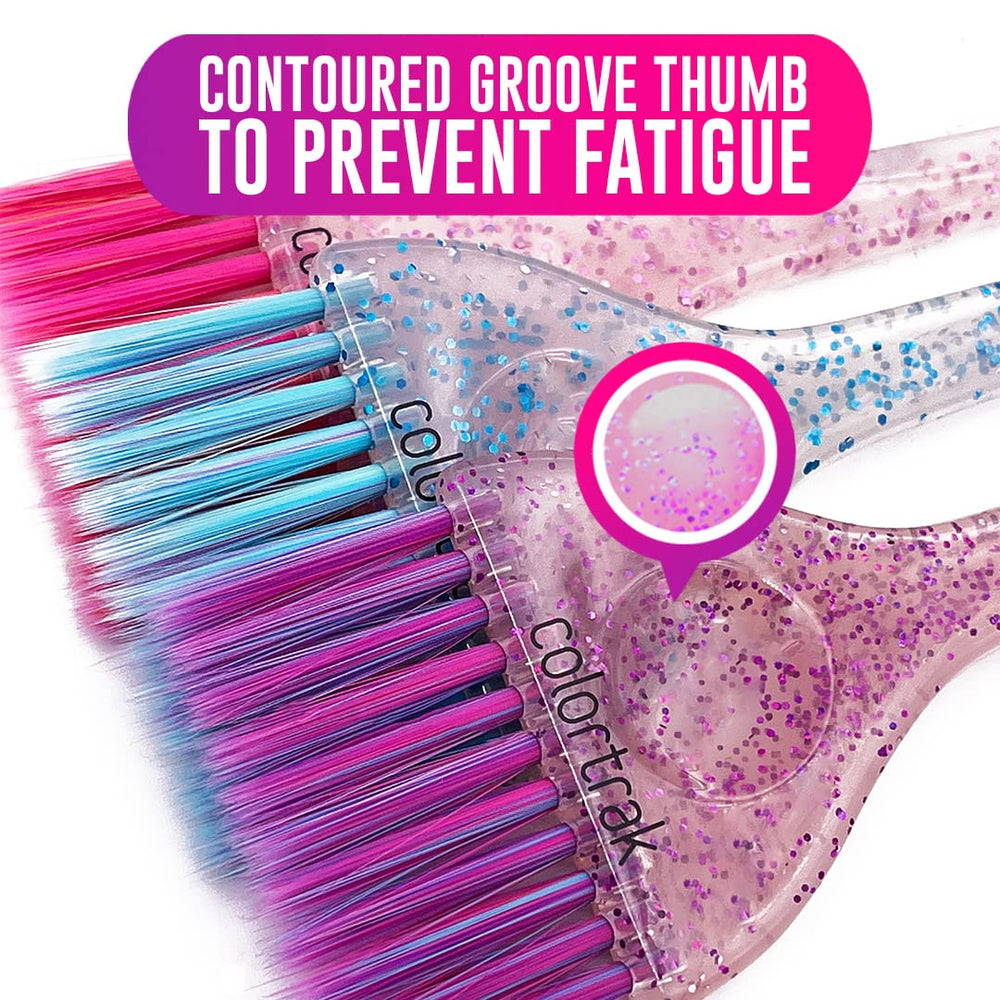 Colortrak wide 2.25-inch tint brush for larger hair sections.