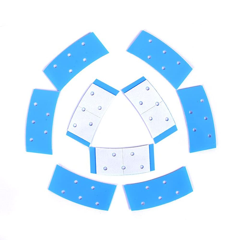 Coloryoung wig tape blue hole closeup shows adhesive detail for easy removal.
