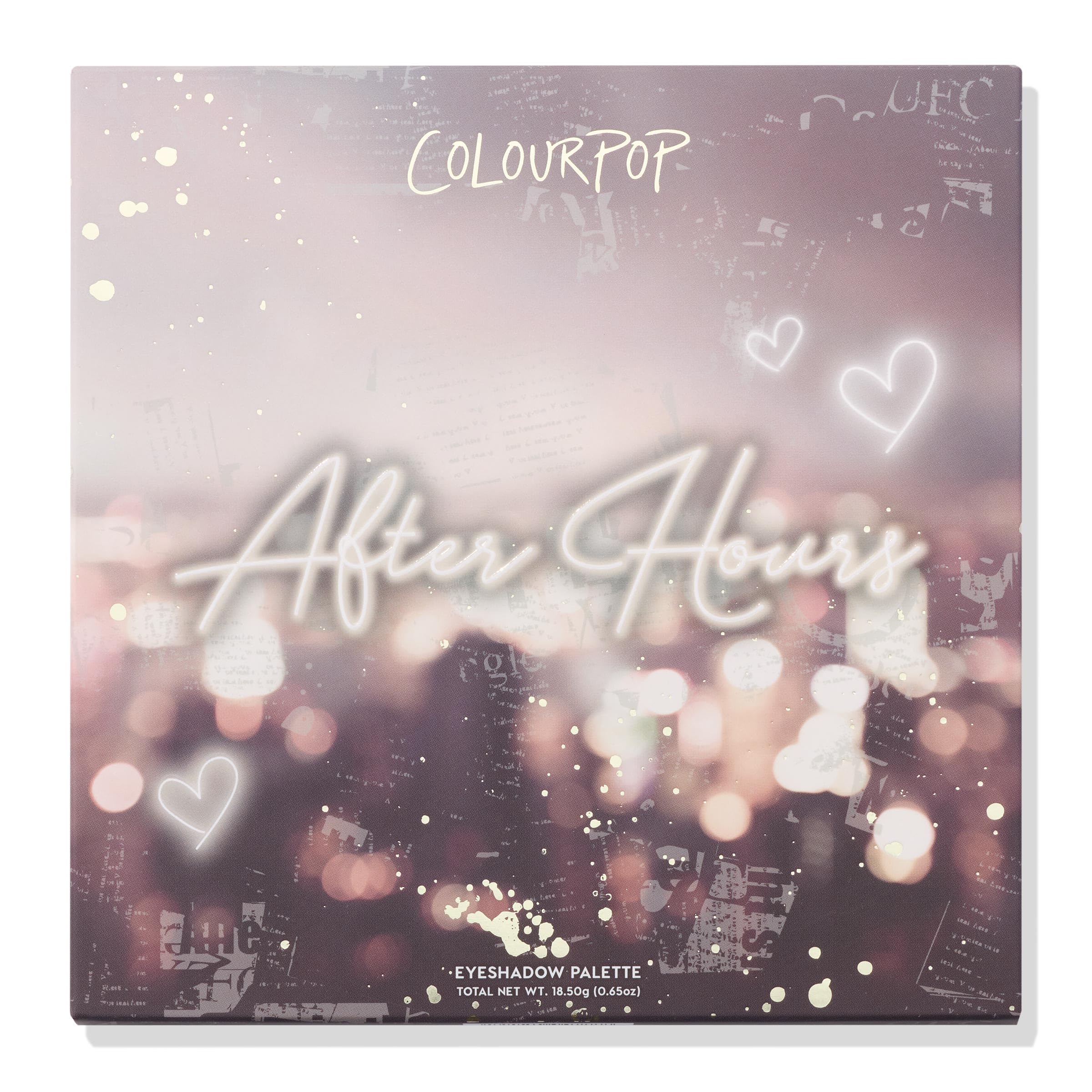 ColourPop After Hours palette case open highlights travel-ready design.