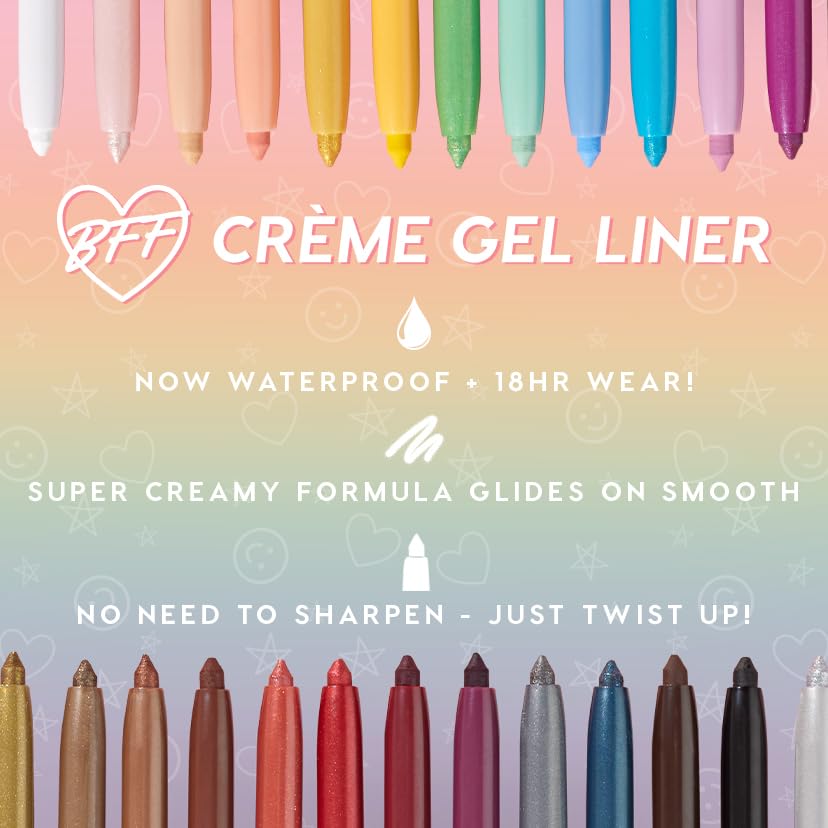 ColourPop aplicación suave de crema gel para un delineado cómodo.