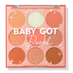 ColourPop Baby Got Peach: paleta naranja y coral con pigmentación intensa para looks vibrantes