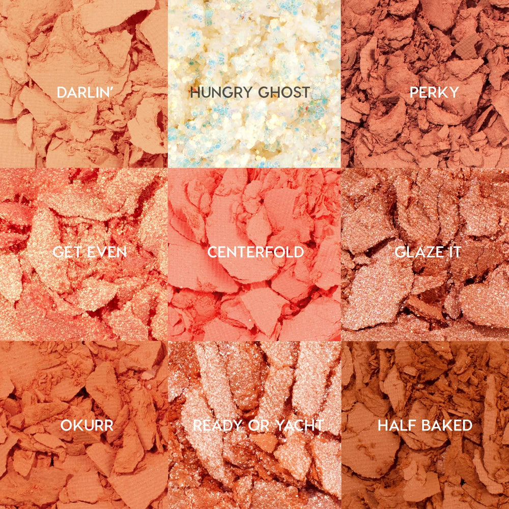 ColourPop Baby Got Peach: sombras metalicas y destellos para toques luminosos