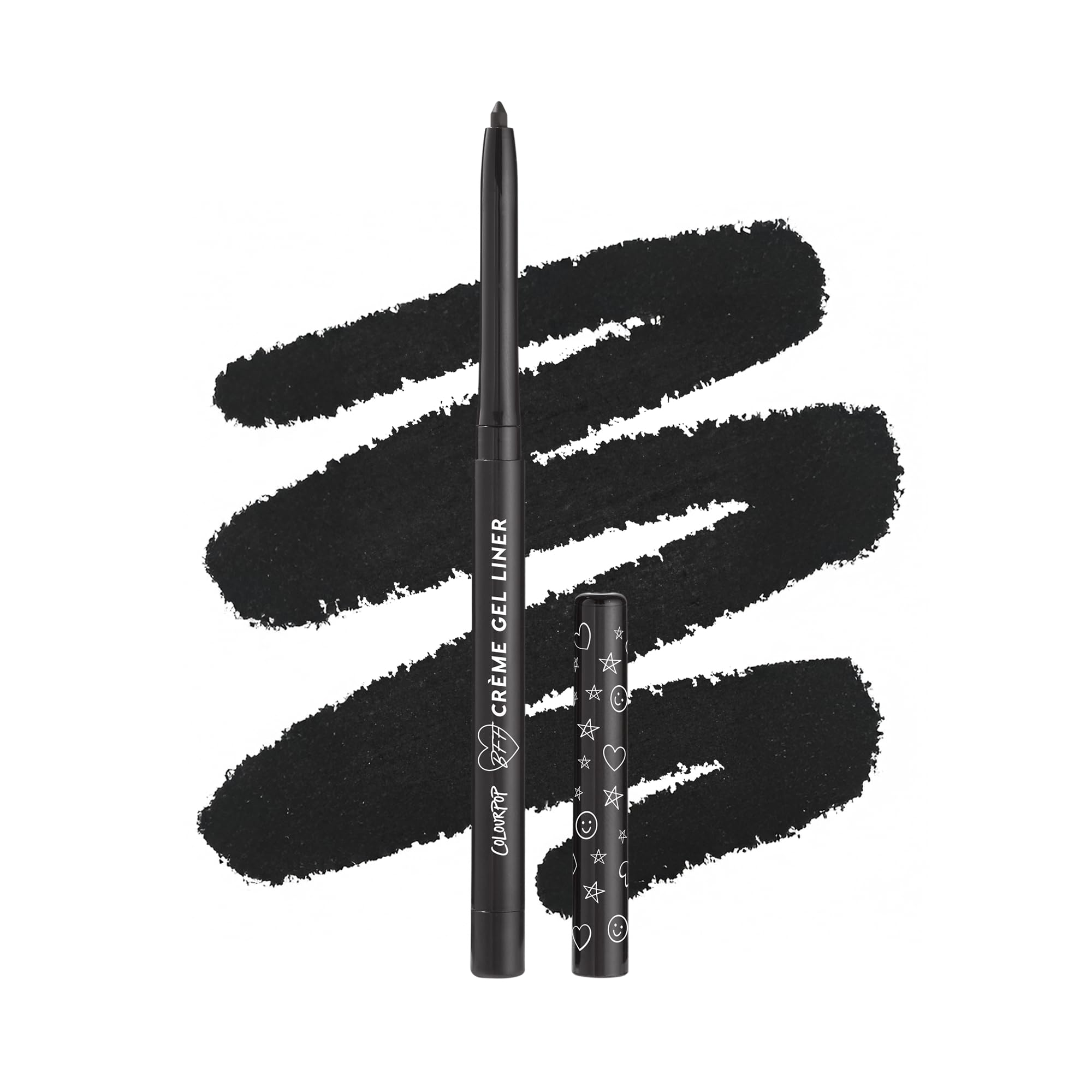 ColourPop BFF Crème Gel Liner Swerve swatch demonstrates vibrant pigment and long-lasting performance.