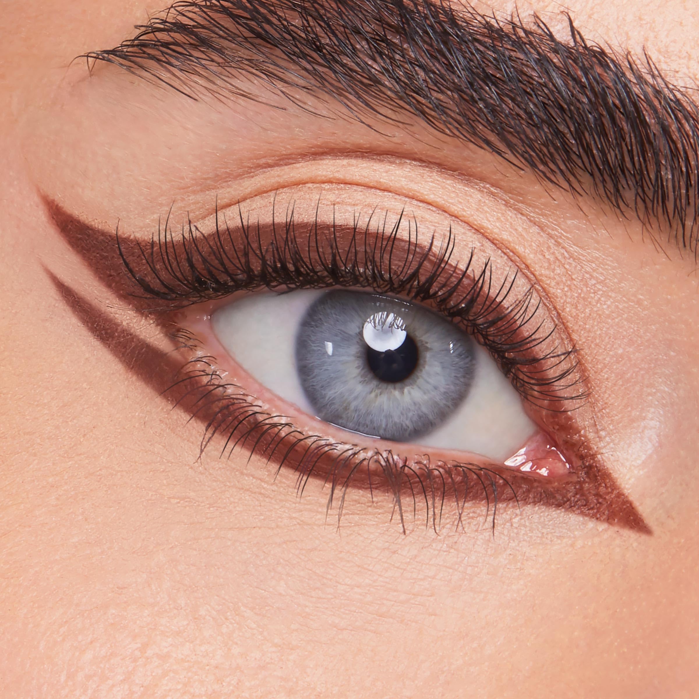 ColourPop BFF Crème Gel Liner waterline wear close-up for defined eyes.