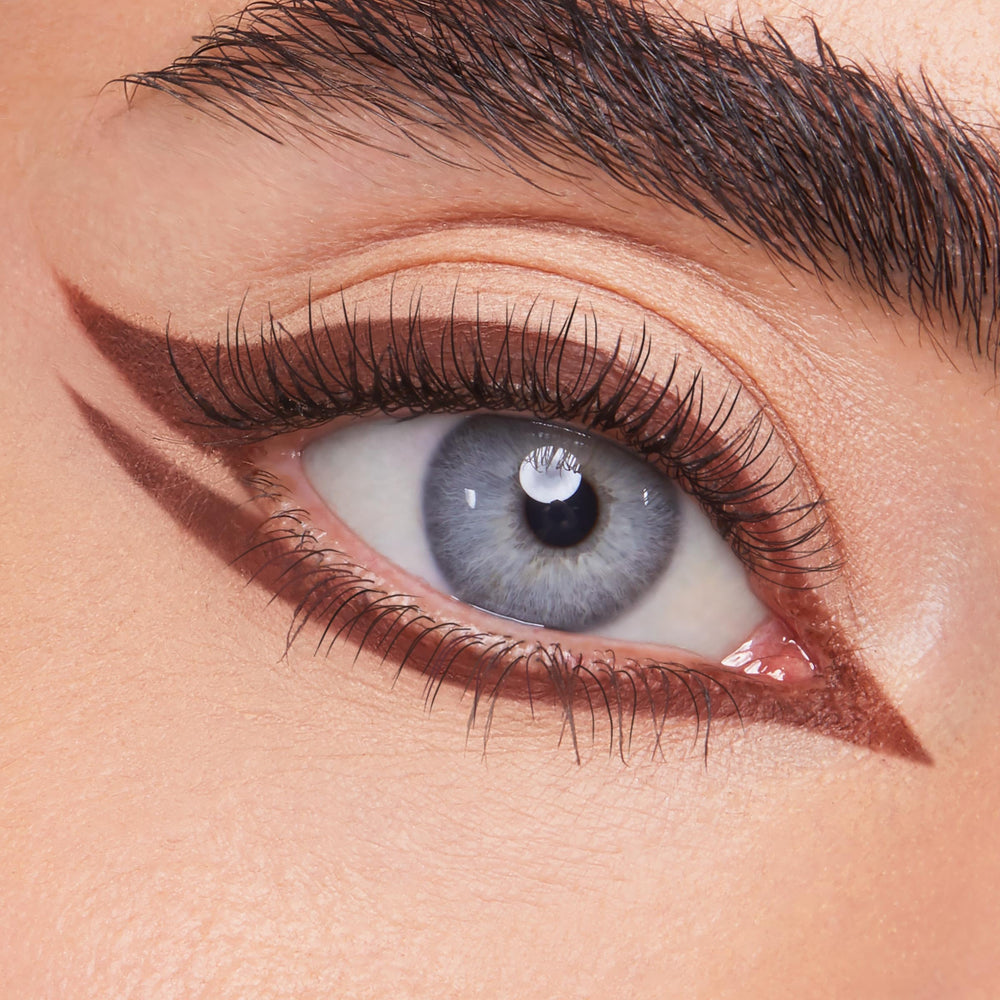 ColourPop BFF Crème Gel Liner waterline wear close-up for defined eyes.