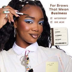 ColourPop Brow Boss 8-hour wear pigment for defined brows all day.