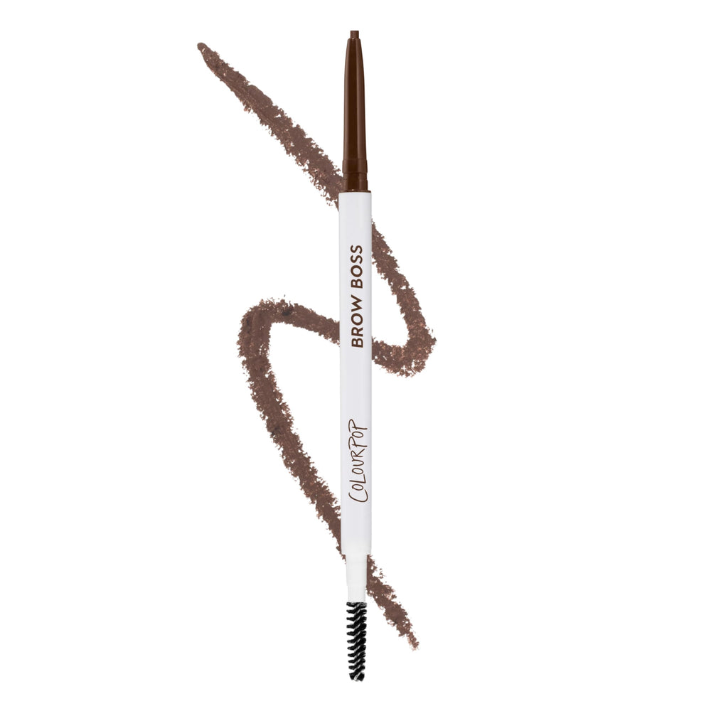 ColourPop Brow Boss Waterproof Eyebrow Pencil with precision tip for natural hair-like strokes.